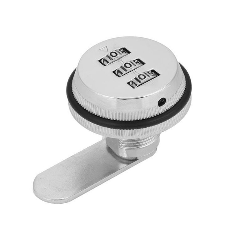 3 Digits Password Smart Lock Clockwise Anti-clockwise Door Lock Digital Electronic Cabinet Door Lock Drawer Password Locker