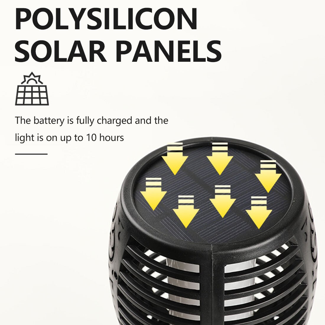 96 LED Solar- Flamme Licht Lampe Flackern Wasserdicht Garten Dekoration Landschaft Rasen Lampe Außen Scheinwerfer Pfad Beleuchtung Taschenlampe