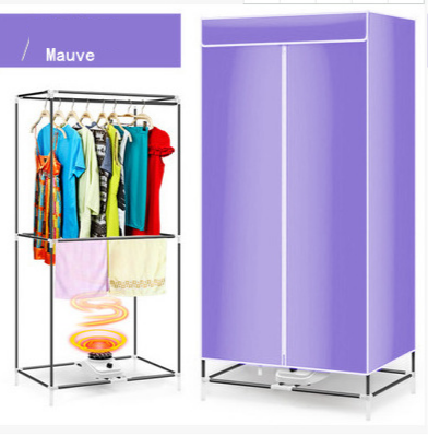 Multi-Functionele Mini Wasdroger Huishouden Ptc Droogapparatuur Mute Wasdroger Sneldrogende Kleding Wasgoed Droger 220V: Paars / Au