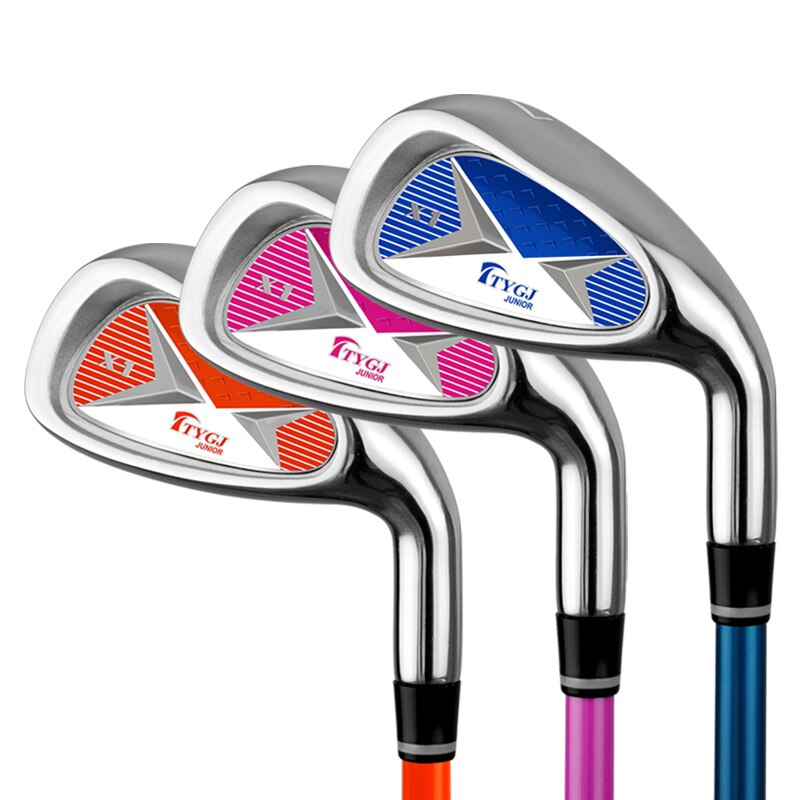 TTYGJ kinder Golf Club 7 Eisen Club für Jungen und Mädchen mit Stahl oder Graphit Welle Wahl für Anfänger zu Praxis