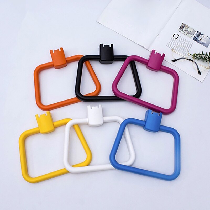 Bathroom Multifunction Powerful Suction Cup Towel Ring Bathroom Punch Free Towel Hanging Ring Seamless Towel Wall Mount
