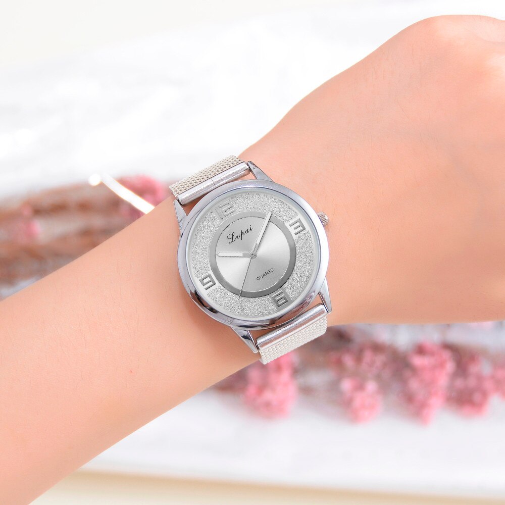 Lvpai Tops Brand Women Bracelet Watches Women's Casual Quartz Silicone strap Band Watch Wrist Watch relogio feminino