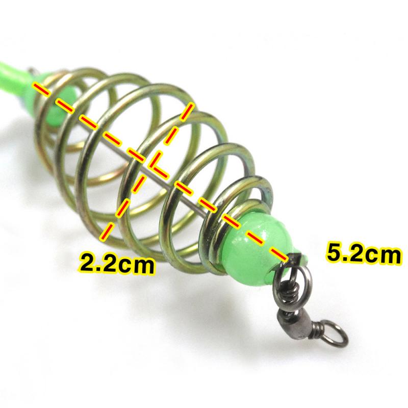 Multi Size Floating Trap Fishing Net Luminous Copper Spring Shoal Fishnet Throwing Fishing Cage Explosion Hook Mesh Accessories