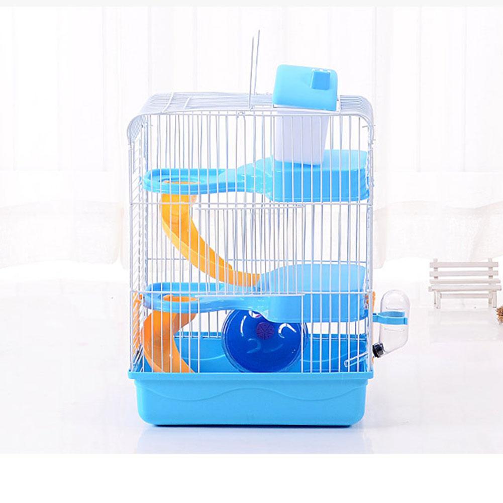 3-Stockwerk Haustier Hamster Käfig Luxus Haus tragbar Mäuse Heimat Lebensraum Dekoration