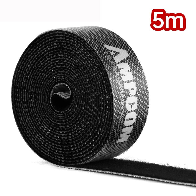 AMPCOM Klettband mit Klettverschluss, Klebebandstreifen, Nylon-Kabel-Organizer, selbstklebendes Verwaltung, wiederverwendbarer Kabelbinder für Telefonkabel: Grün
