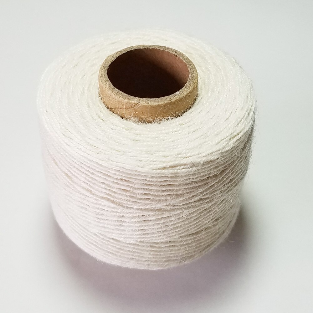 Hilo de lino 100% Natural, 100 m/rollo de hilo, cuerda para bricolaje hecho a mano
