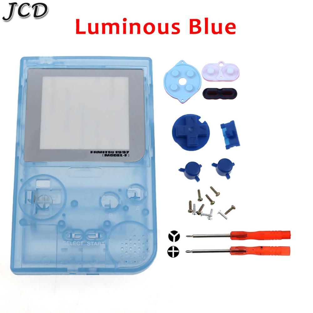 Jcd Transparant Clear Kleur Behuizing Shell Vervanging Voor Gameboy Gbp Pocket Game Console Voor Gbp Shell Case Met Knoppen Kit