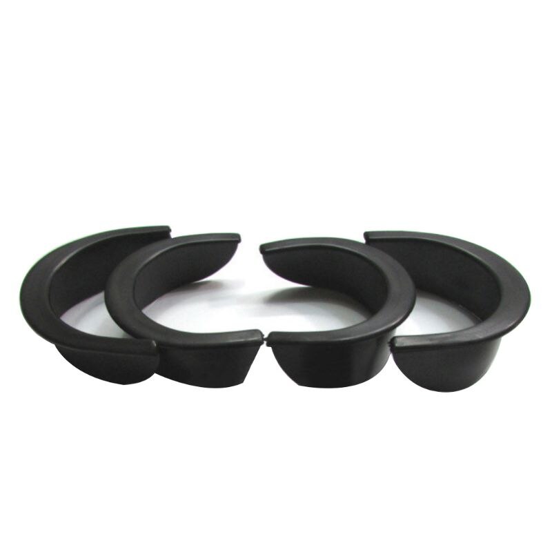 6Pcs/Set Pool Table Billiard Pocket Hole Black Rubber Liners 4 Corner 2 Side Corner Lining Snooker Replacement Accessories for B