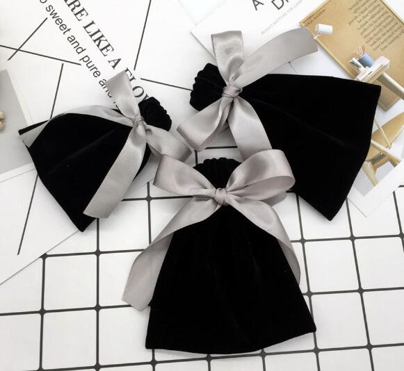 Luxe witte fluwelen linten trekkoord tas sieraden verpakking ketting armband make-up kralen tas bruiloft feest zakjes 20 stuks: 15 x 20cm skzrdz 4