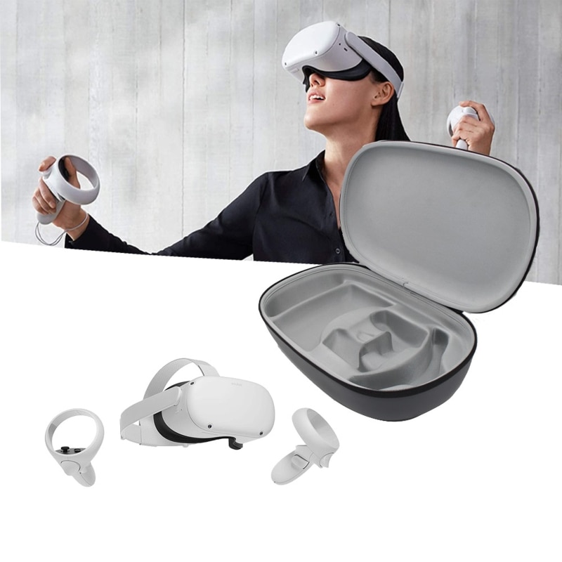 Eva Opbergtas Reizen Beschermhoes Carrying Box Cover Voor-Oculus Quest 2 77HA