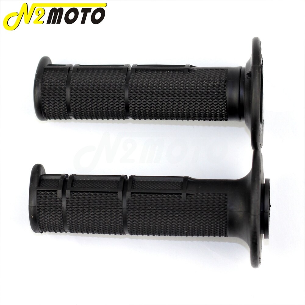 Off Road Universal Motorcycle Black Soft Rubber 22mm 7/8" Hand Grips Racing Pit Dirt Bike Motocross For Honda Suzuki Kawasaki: Black