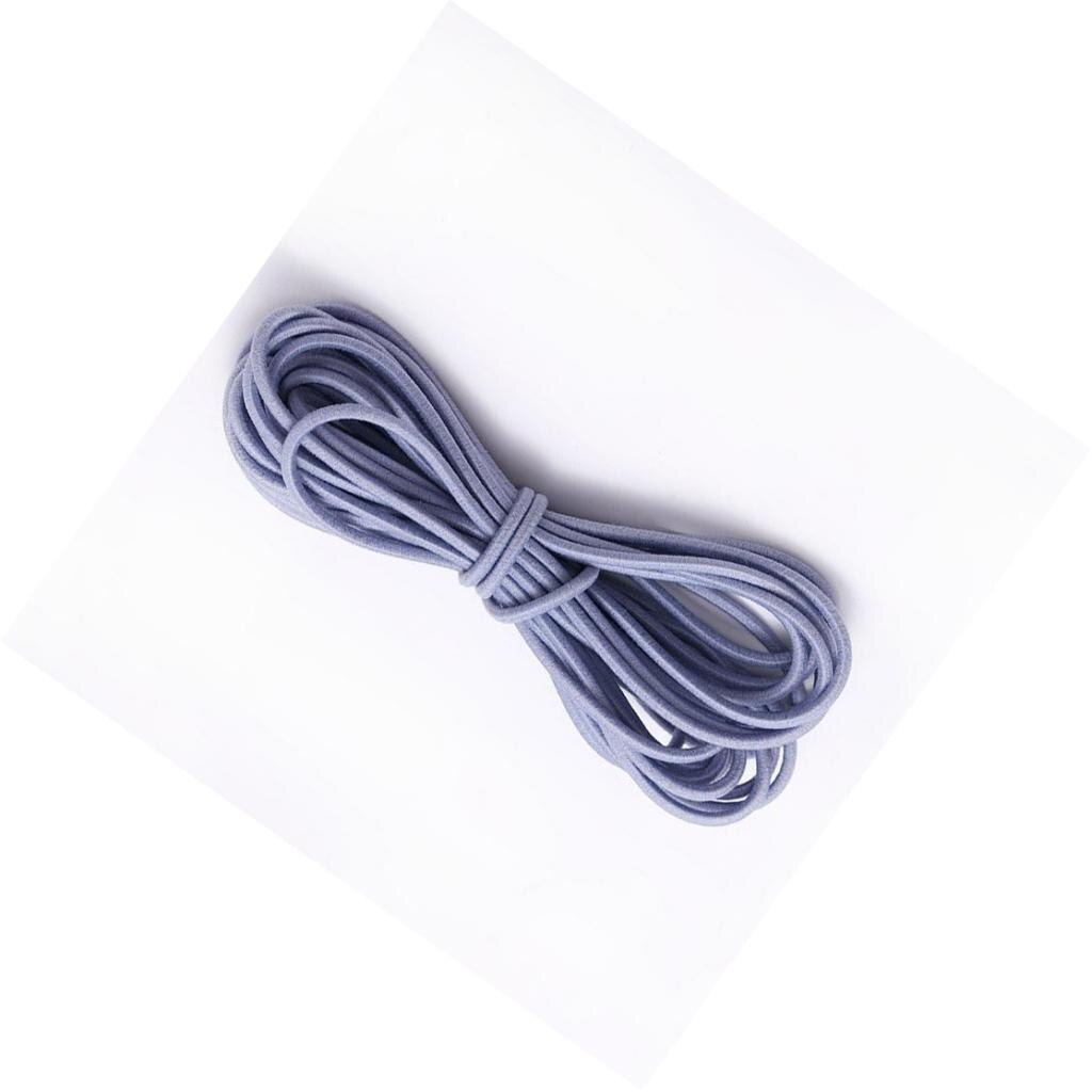 5M 5.5 Yards Elastic Cord Sewing Accessories 2.8mm Diameter Stretch Bungee Cord: Greyish Blue