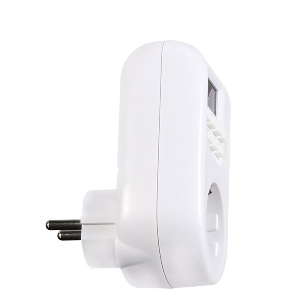 Digital eu stik timer switch energibesparende strømstik programmerbar indstilling af ur/ tænd/sluk tid