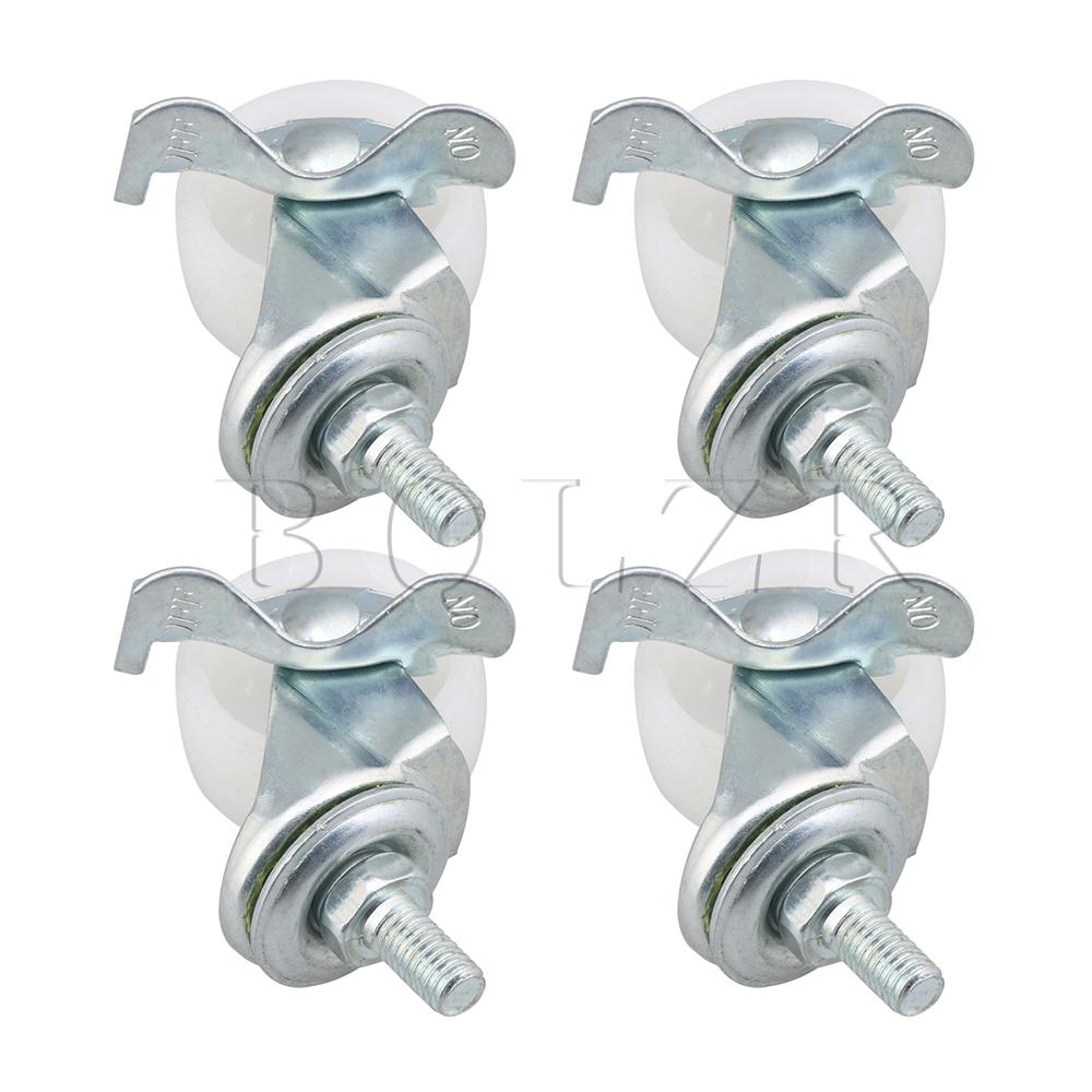 1 Inch Nylon Zwenkwiel Voor Trolleys, M6 Draadbouten Zwenkwiel Meubelwielen 360 Graden Geen Lawaai Wielen 1 Inch Nylon Zwenkwiel Voor Trolleys, M6 Draadbouten Zwenkwiel Meubelwielen 360 Graden Geen Lawaai Wielen