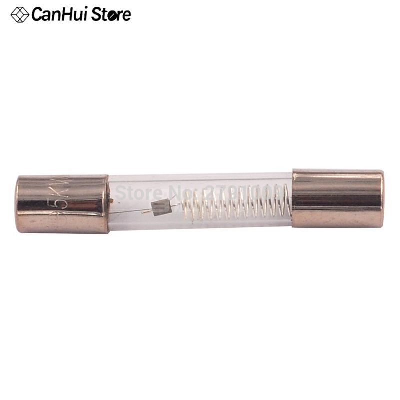 5/10 Uds 5KV microondas fusible de horno 6,4*40mm 0.5A 0.6A 0.65A 0.7A 0.75A 0.8A 0.85A 0.9A 1A fusible de tubo de vidrio 6x40mm de alta presión fusible