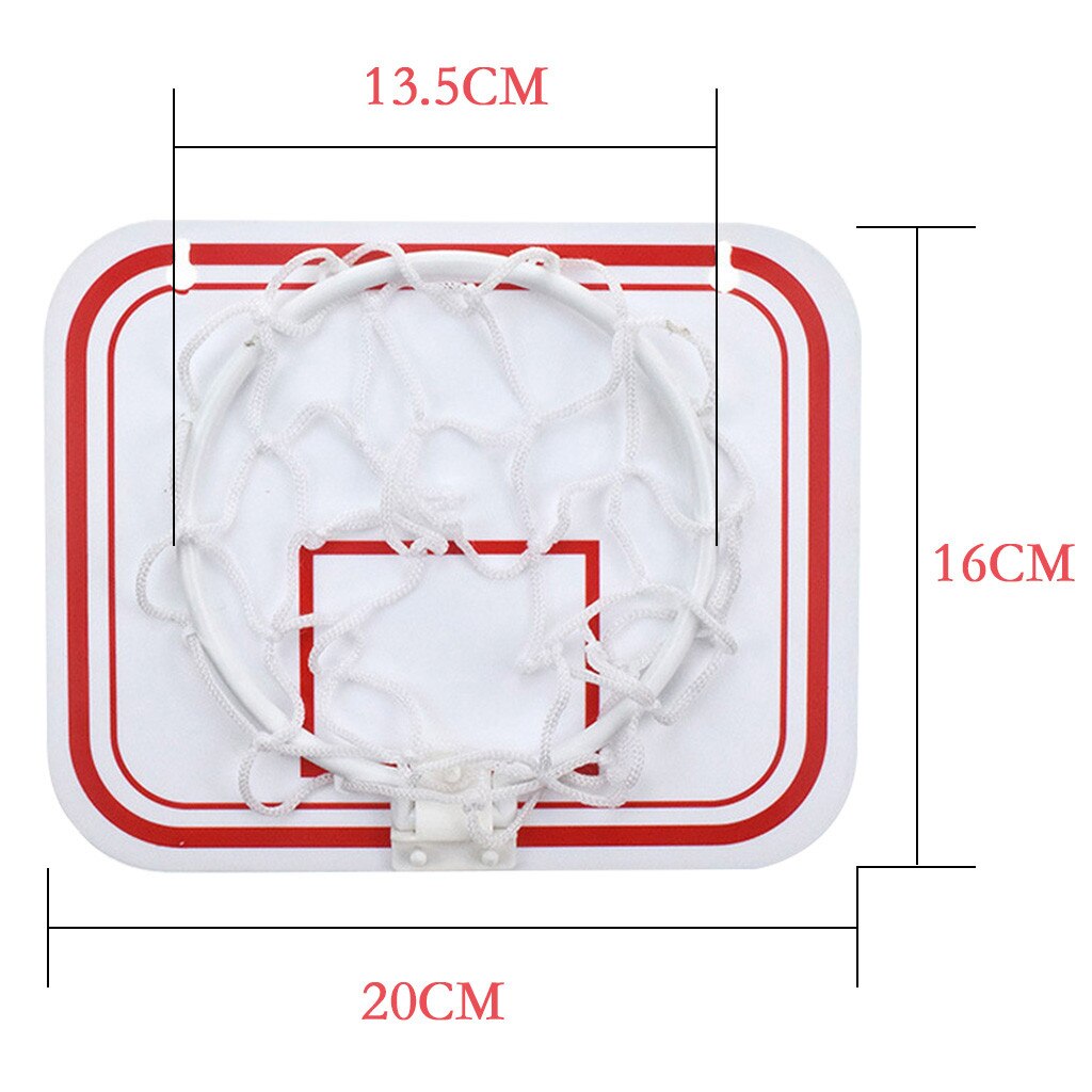 Opknoping Basketbal Muur Hoepel Velg Voor Buiten + Indoor Opvouwbare Mini Plastic Basketbal Frame + Standaard Nylon Basketbal Hoepel Netto