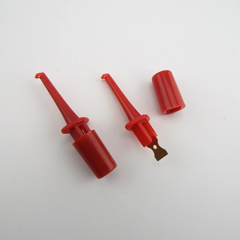 3 Size Test Hook Clip Probe Round flat Electronic Testing Hooks for Logic Analyzers Crocodile Clip Electric Connection