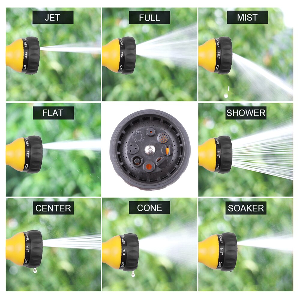 Auto Hochdruck Wasser Pistole Bewässerung 8 Einstellbare Auto Schaum Spritzgerät Topf Spritzgerät Bewässerung Sprinkler Werkzeug Haustier Dusche Haushalt