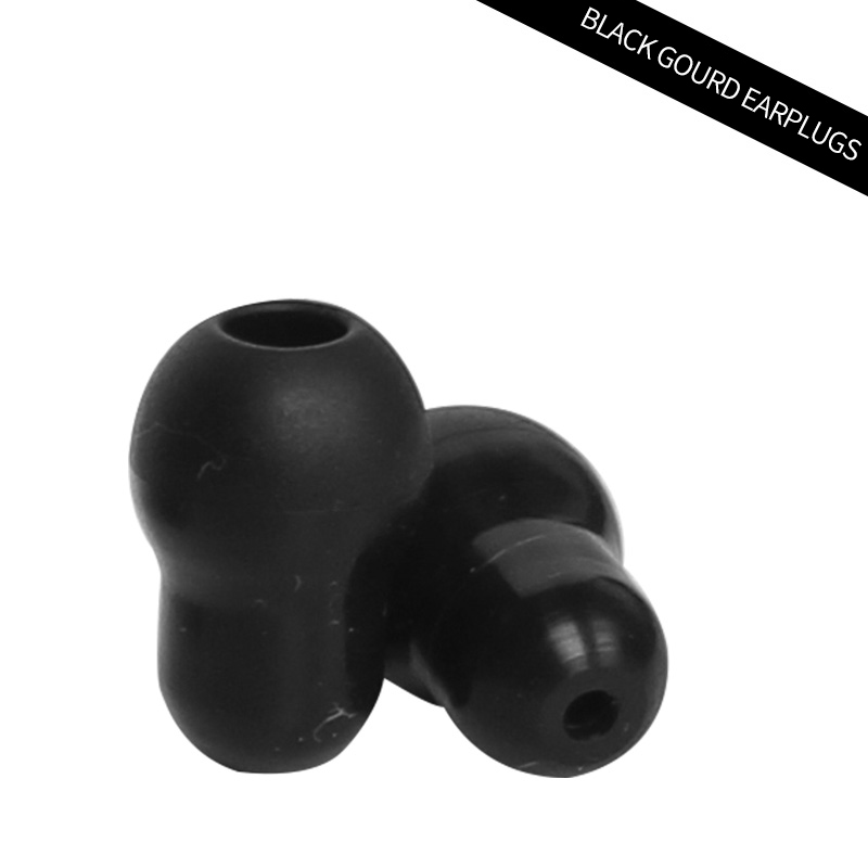 Anillo de fijación de diafragma, accesorios de estetoscopio, silicona, calabaza roscada, tapones suaves para los oídos, , Carent: Black gourd