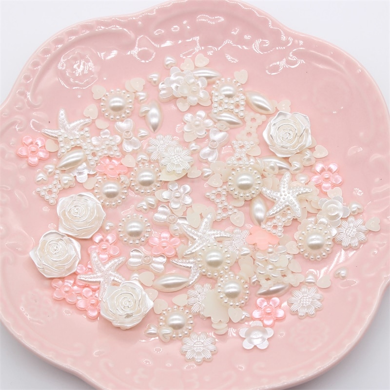 KSCRAFT mieszany kwiat róży rozgwiazda łuk-węzeł dekoracja w kształcie serca na papier robić scrapbookingu rzemiosło tworzenie kartek