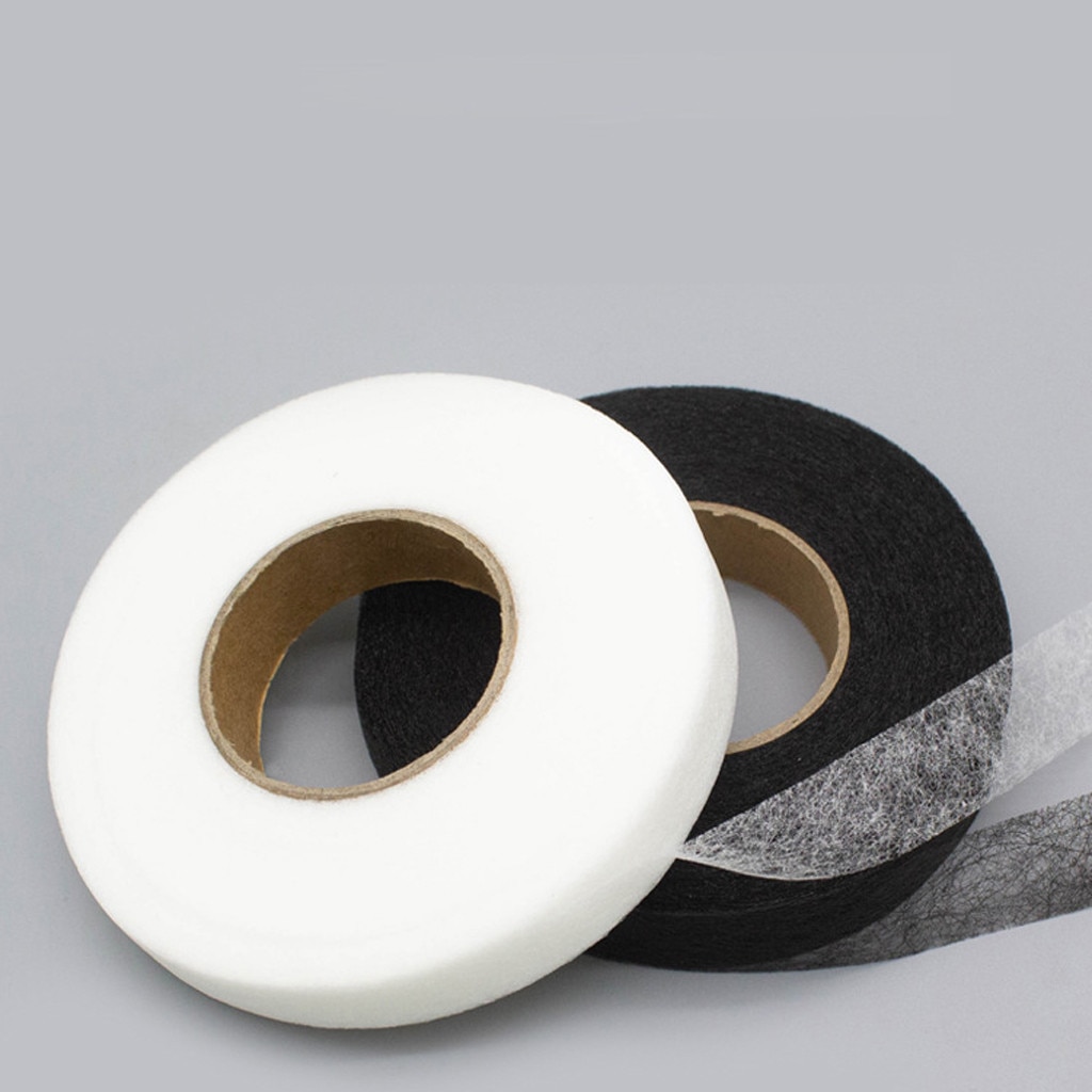 70 Yards/Roll Double Sided Sewing Tape Fabric Hemming DIY Tape Cloth Craft Non-woven Fabric Liner Tapes Sewing Accessory @D22