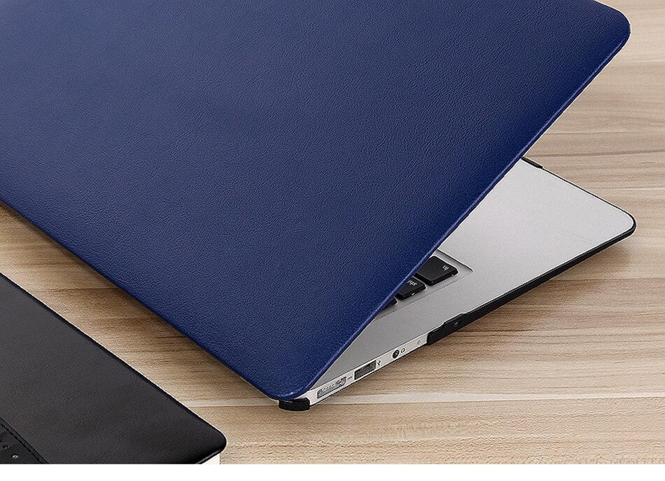 Leather Laptop Case For Macbook Air 13 A2179 A1932 M1 Chip A2337 A2338 For Macbook pro 13 A1706 A1708 A1989 Case Cover