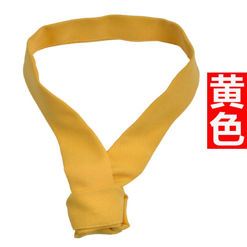 Novedad de , pañuelo de cocinero a la , pajarita, pañoleta para hombres y mujeres, accesorios de cocina, café, restaurante, Hotel, horneado, ropa de trabajo: Amarillo