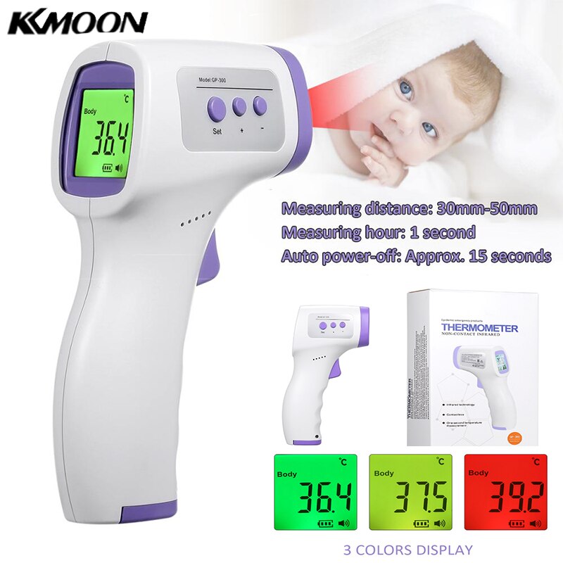 Handheld Digital Fronte Termico Termometro Senza contatto a Infrarossi Misurazione della Temperatura con Retroilluminazione di Colore per I Bambini Adulti: Type 5