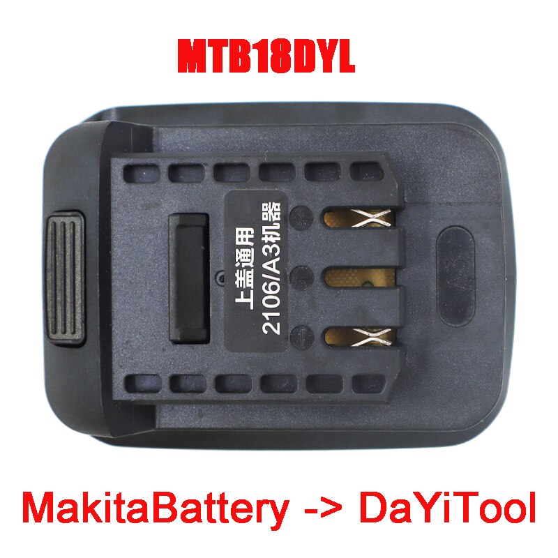 Adapter BL1830 konwerter MT20BSL/DL użyj Makita 18V akumulator litowo-jonowy na Milwaukee Bosch Dewalt Ryobi Hitachi Metabo Worx Devon narzędzie: MTB18DYL