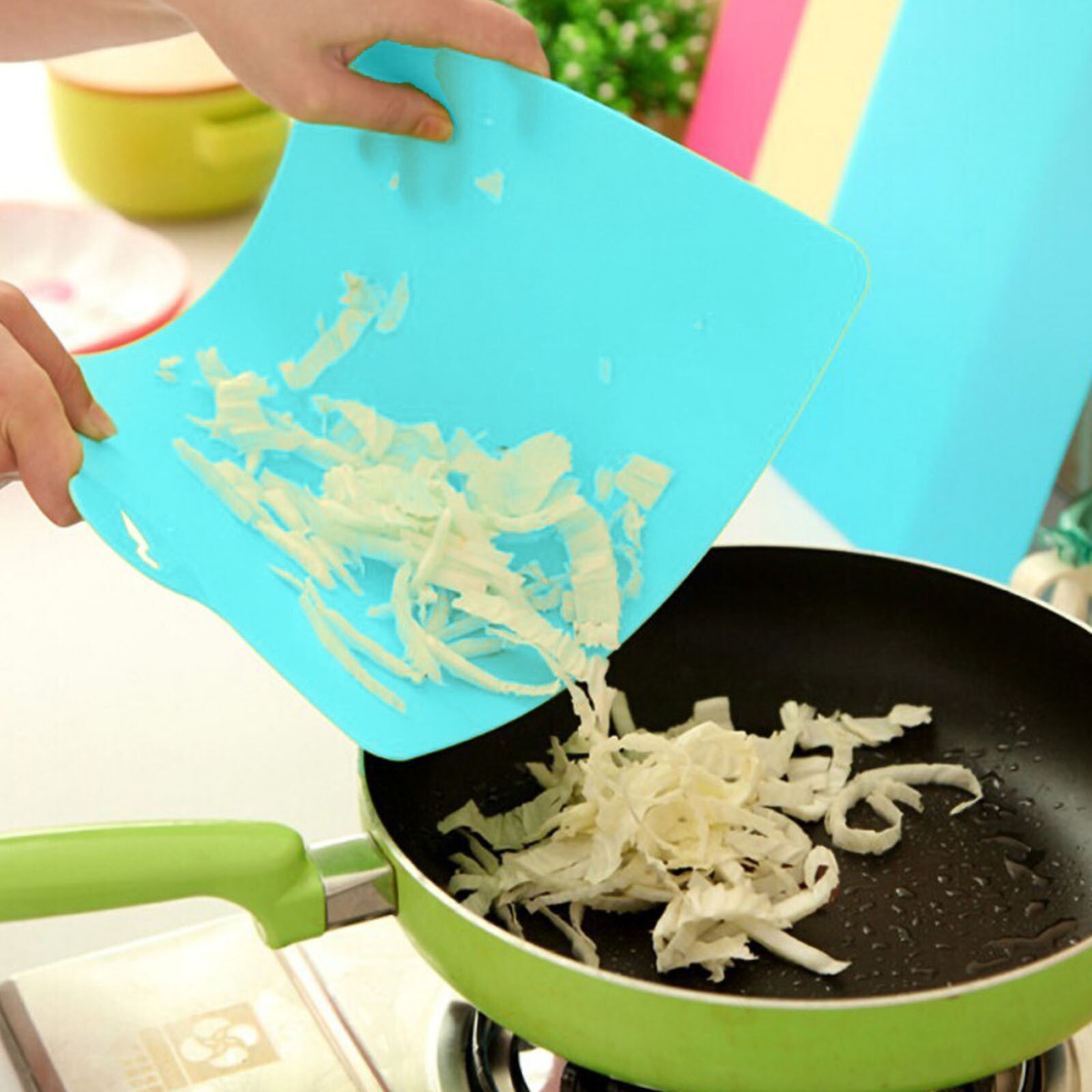 Portable Cutting Mat Set Super Easy Clean Modern Cutting Boards Colorful Kitchen Cutting Board Nice Flexible Non-stick #T1P