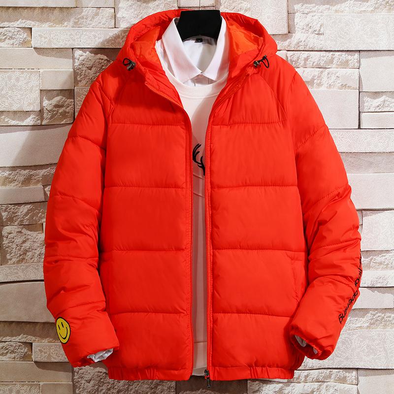 3xl menn vinter uformelt hette tykk vattert jakke glidelås slank menn og kvinner kåper menn parka yttertøy varm