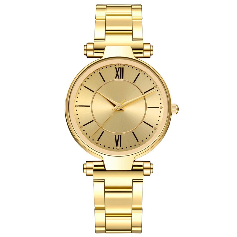 Gold Watch Women Watches Ladies Luxury Steel Women's Bracelet Watches Female Clock Relogio Feminino Montre reloj mujer: gold