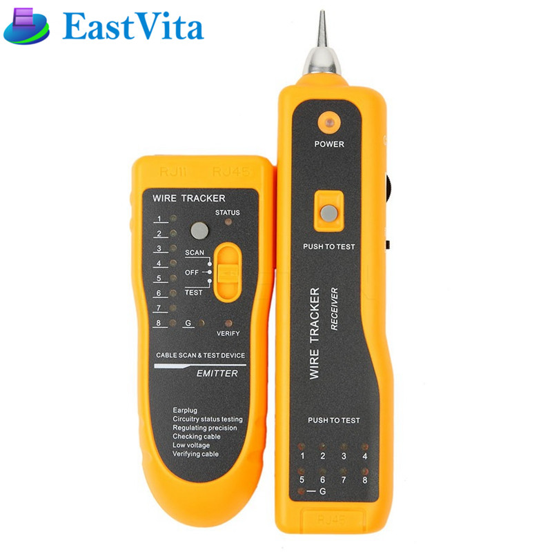 EastVita – détecteur de fil téléphonique UTP, outil de diagnostic de tonalité, JW-360 jw360 LAN, testeur de câble réseau Cat5 Cat6 RJ45 r25