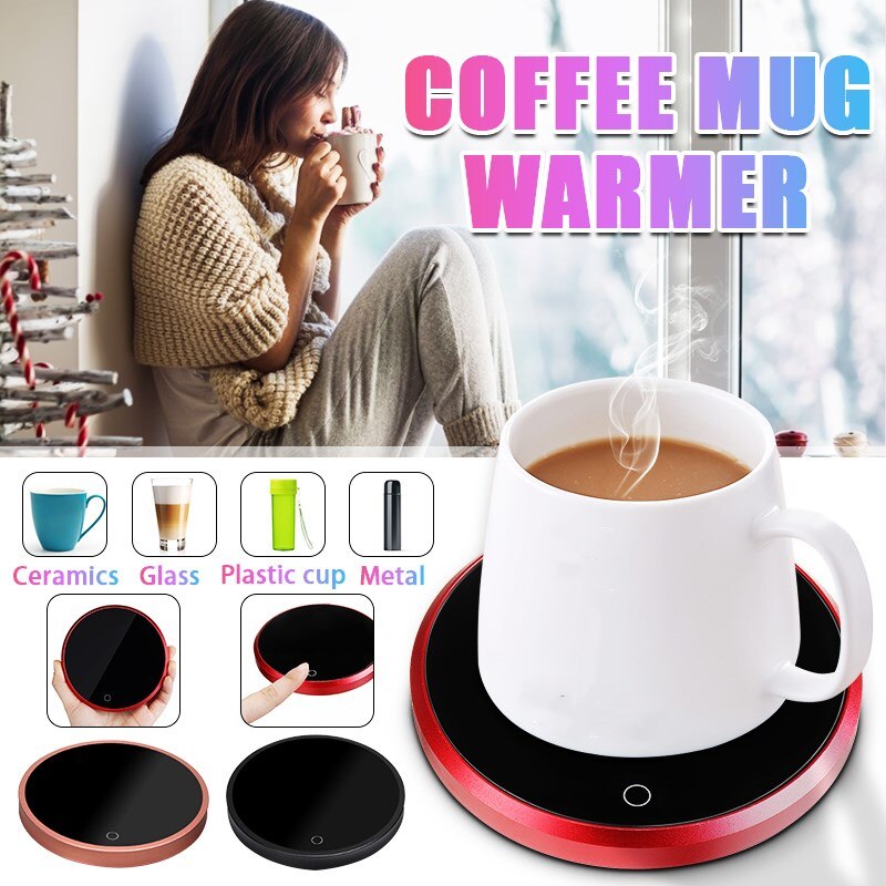 Electric Cup Heating Mat Warmer Cup Mat Pad Electric Tray Coffee Tea Drink Warmer Cup Heater Beverage Mug Pad Office