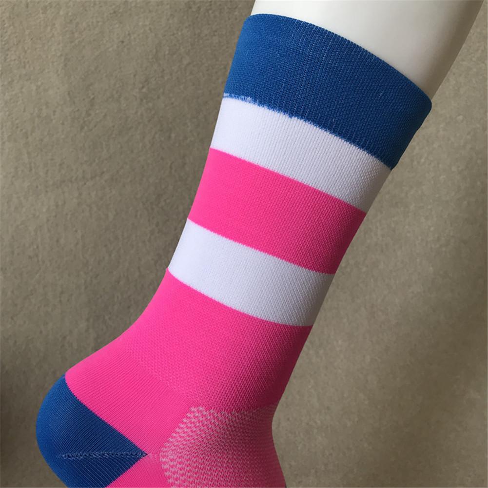 Skyknight listrado ciclismo meias de alta qualidade bicicletas ao ar livre meias respirável esporte calcetines ciclismo para homem e mulher