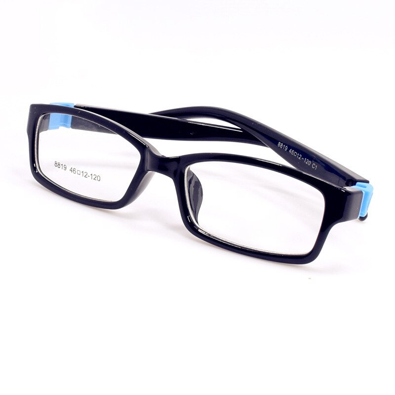 Ubrydelig fleksibel sikker nærsynethed optiske briller ramme briller børn rammer  tr90 brilleramme til børn spædbarn piger 8819: C8