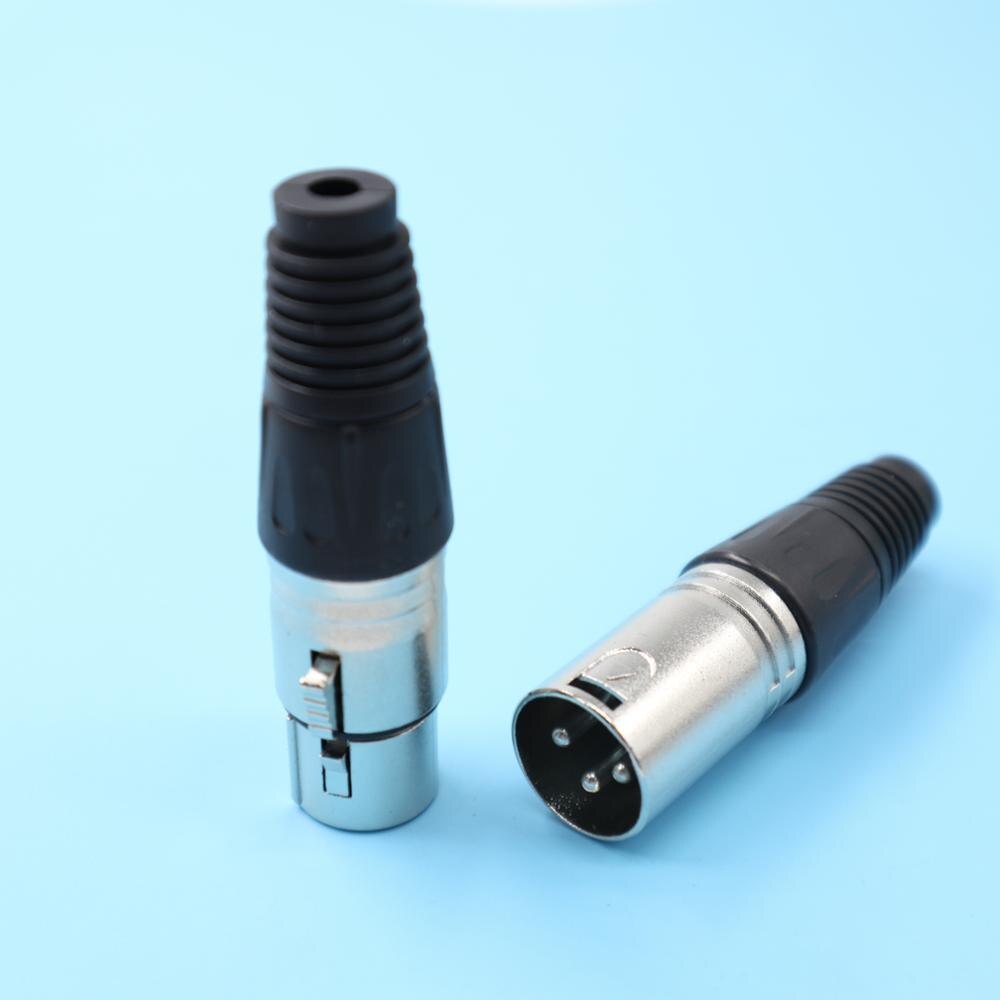 20Pcs/lot 10PCS NC3MXX & 10PCS NC3FXX For NEUTRIK Male and female A set 3 Pin XLR Connector withe