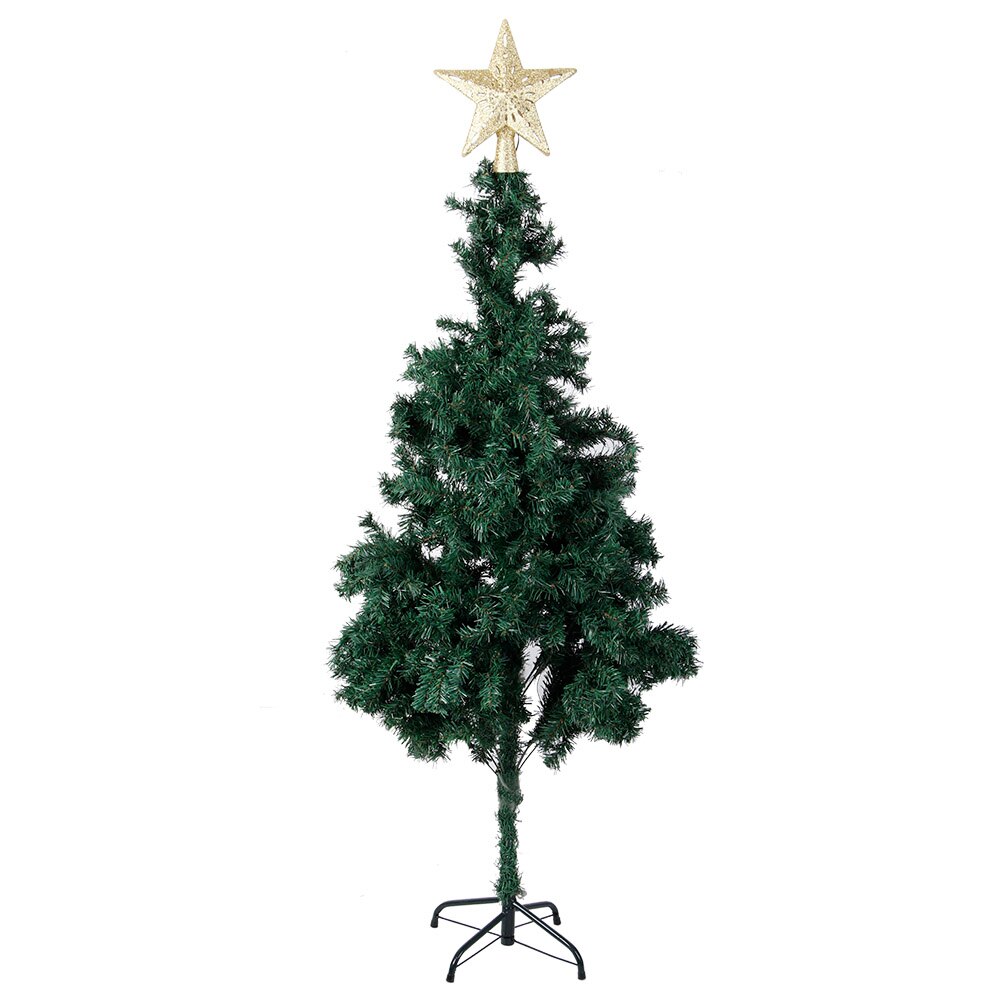 1PC 100-240V LED hueco estrella copo de nieve Luz de proyector rotación lámpara para la parte superior del árbol de Navidad sobresalen por