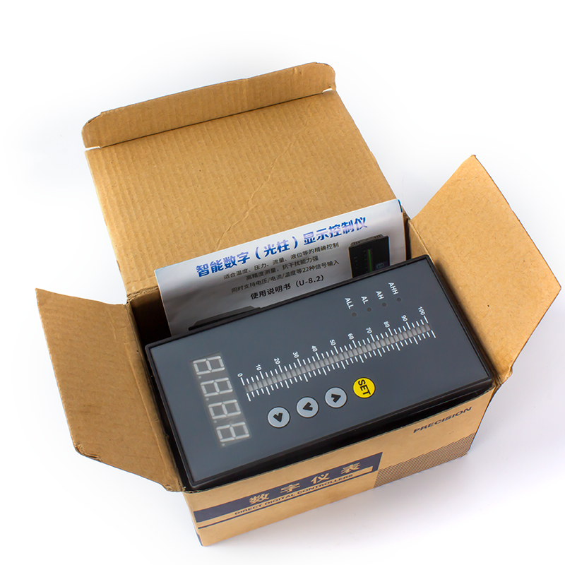 4-Relay Water Level Controller for Tank Deep Well Liquid Level Indicator AC220V Alarm Level Control Instrument 4-20mA