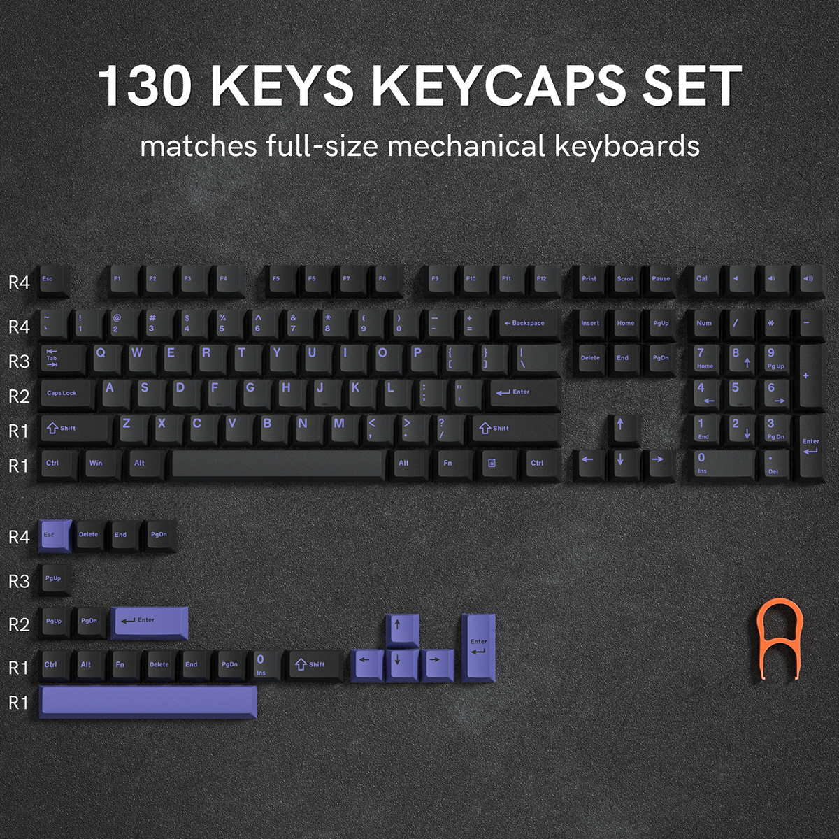 189 teclas PBT doble disparo negro gris ISA perfil teclas para interruptores MX Womier GK61 Anne Pro 2 Teclado mecánico para jugar: Rojo