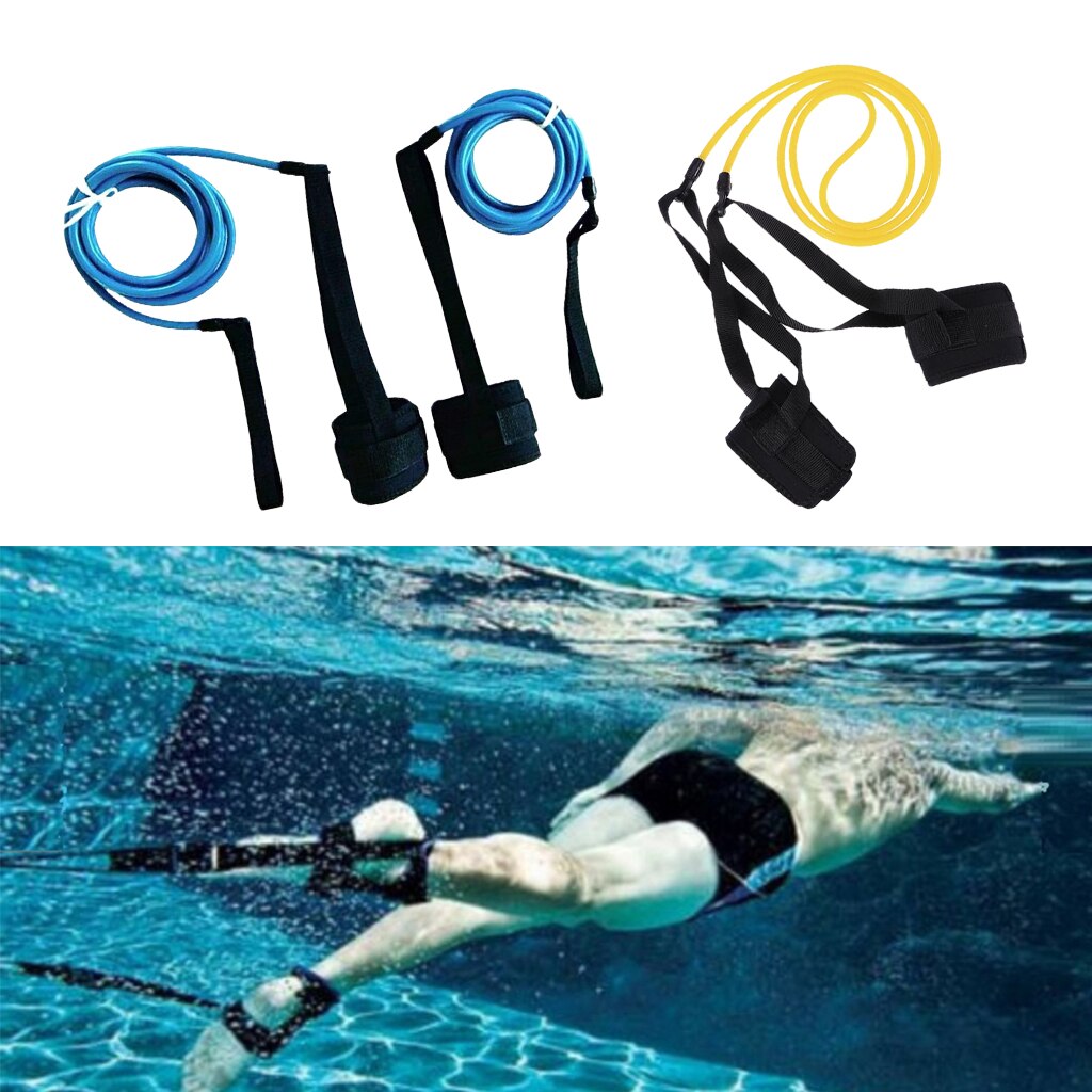 2x cintura da allenamento per nuoto cinturino alla caviglia stazionario per nuoto ginnico