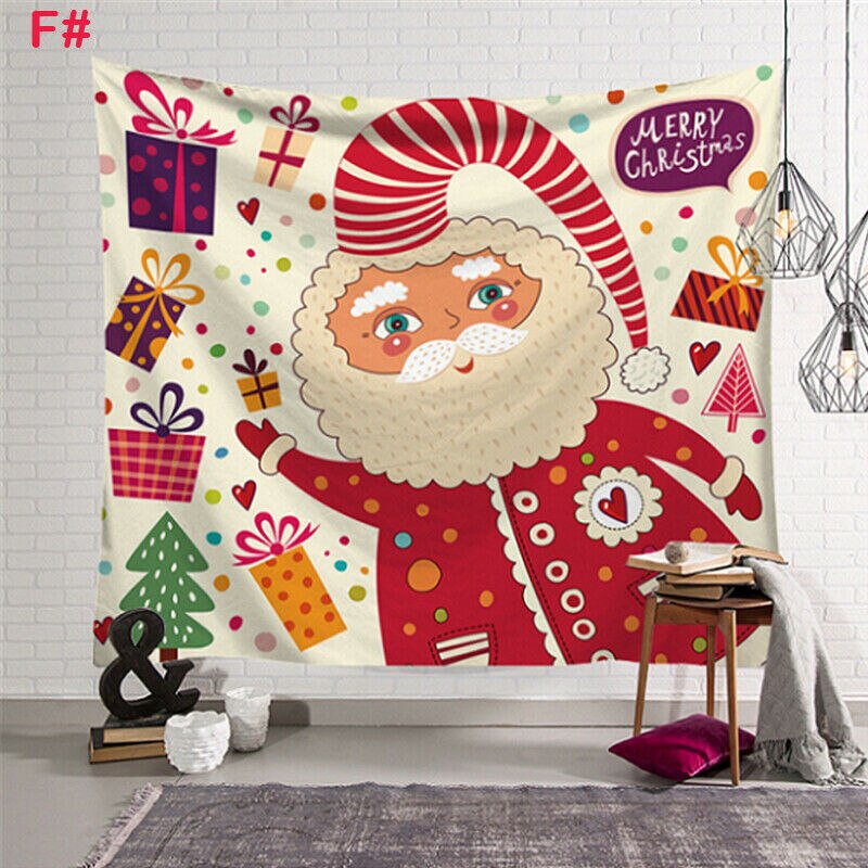 jul Kunst hjem vegghengende veggteppe veggpynt jul veggdekor: 6