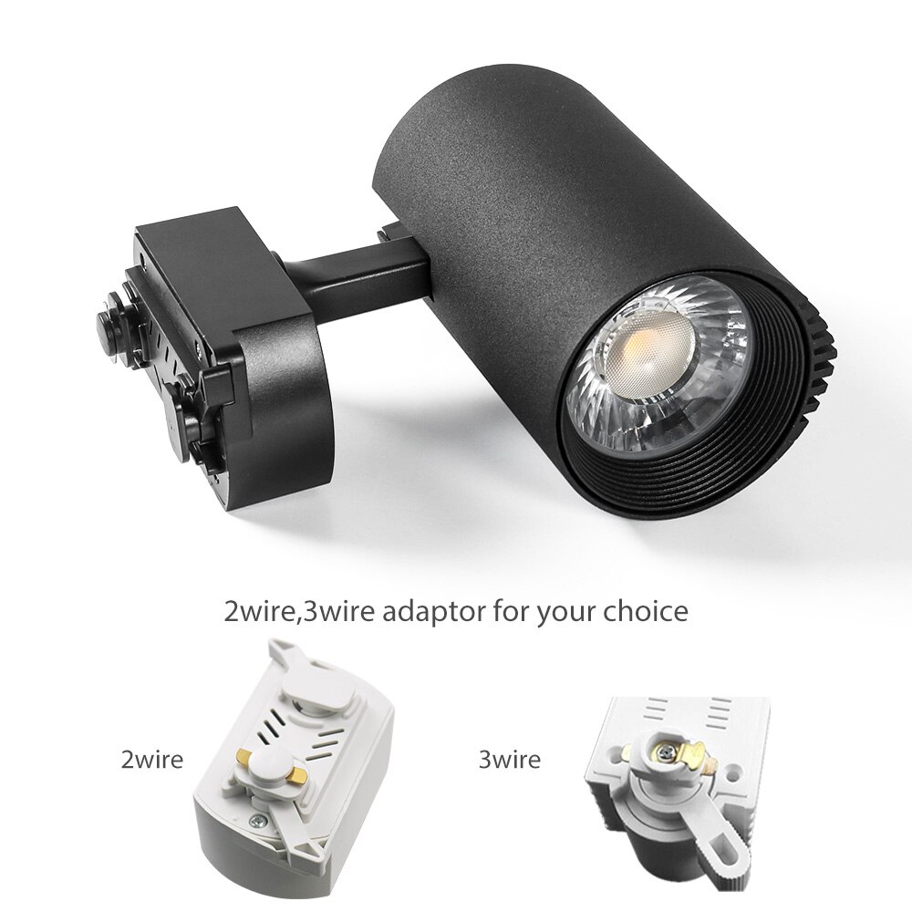 10W LED Spoor Licht 200-240V COB Spoor Spots Ciothing Winkel Showcase Binnenverlichting Moderne Track lichten