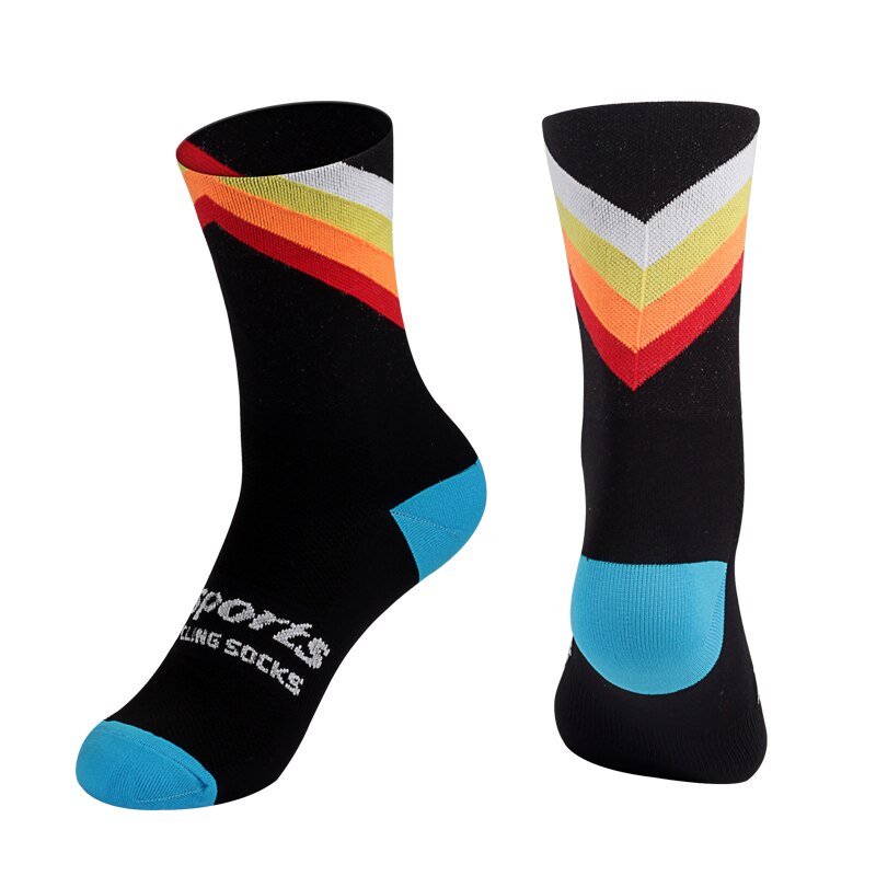 Sopedar sport cykelstrumpor andningsbar svettsäker deodorant funktioner utomhus ridning hög friktion sport strumpor 4 färg