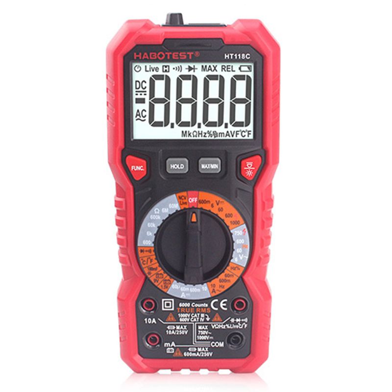 HT118 6000 Counts 1000V AC DC Digital Multimeter N... – Vicedeal