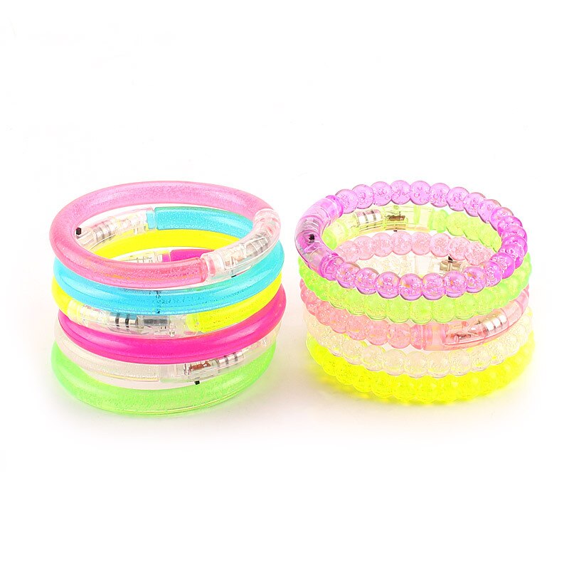 1pcs Party Fluorescence Light Glow Sticks Acrylic Bracelets Necklaces Neon for Wedding Party Glow Sticks Colorful Glow Stick: Default Title