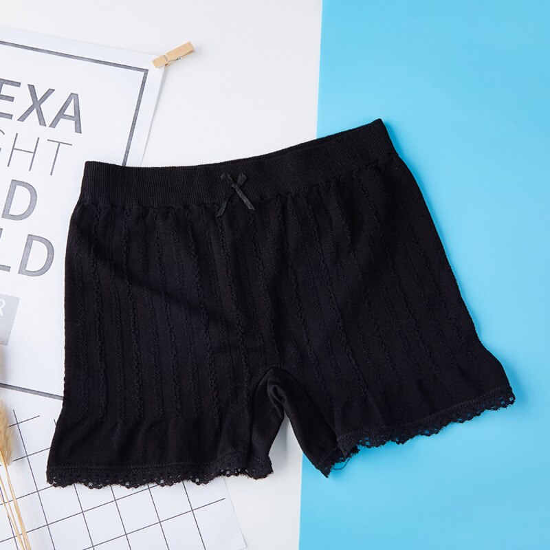 Korean Style Summer Breathable Solid Color Cotton Safety Short Pants For Women Ladides Female FS0688