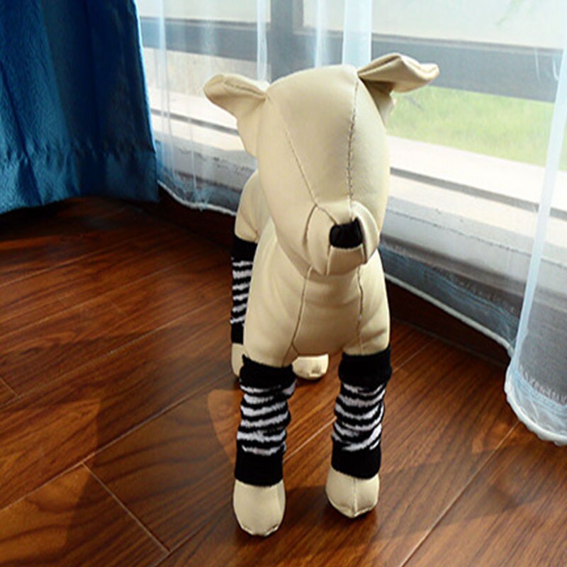 2 Pairs Pet Warm Leg Protector Dog Cat Puppy Cotton Winter Warm Leg Warmer Socks Winter Pet Knee Socks Supplies
