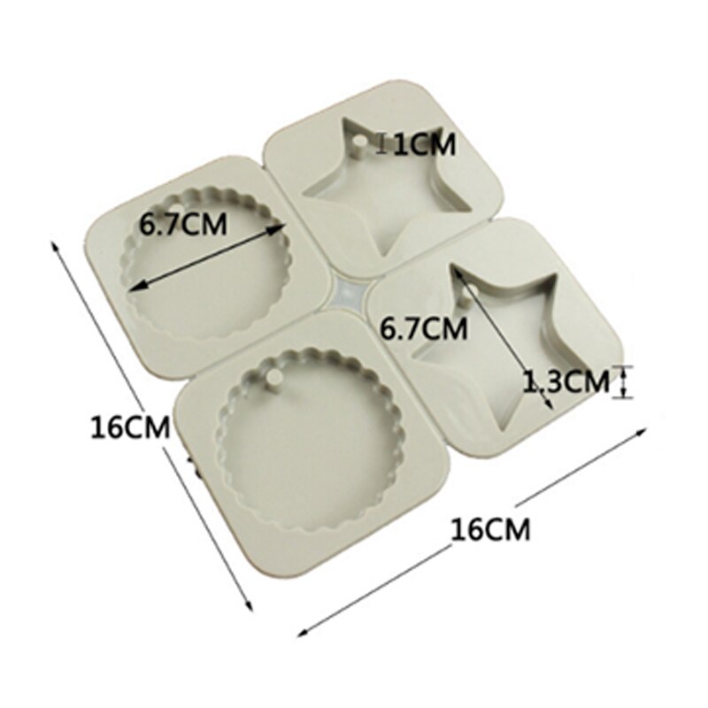 Handmade soap mold 6 with rectangular oval DIY silicone mold Aromatherapy gypsum handmade soap baking utensils: 09