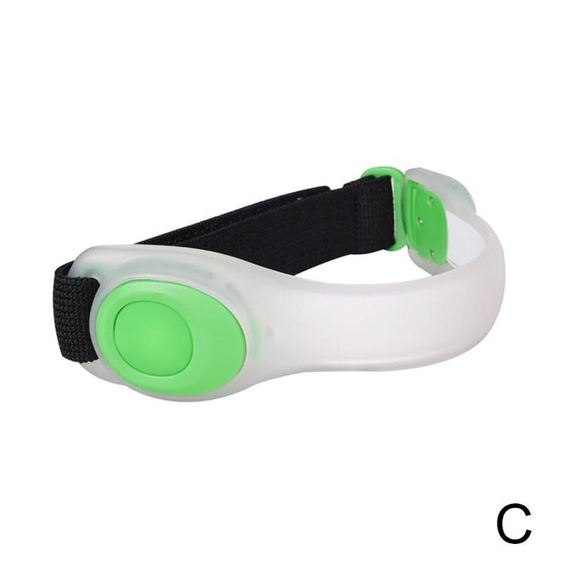 Nacht fietsen hardlopen led licht armband 8 kleuren reflecterende veiligheidsband sportband waarschuwingsarm outdoor veiligheidsband reflecterend  b2 n 8: Groente
